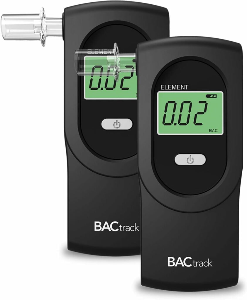 BACtrack Element Breathalyzer (2 Pack) | Professional-Grade Accuracy | DOT  NHTSA Compliant | Portable Breath Alcohol Tester for Personal  Professional Use