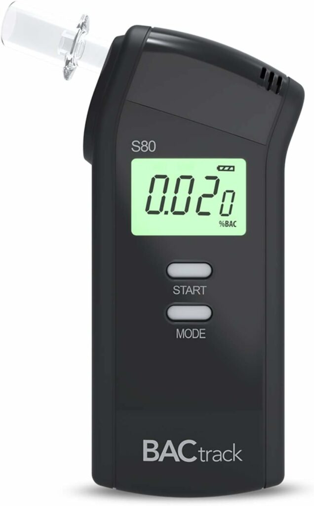 BACtrack S80 Breathalyzer | Professional-Grade Accuracy | DOT  NHTSA Approved | FDA 510(k) Cleared | Portable Breath Alcohol Tester for Personal  Professional Use